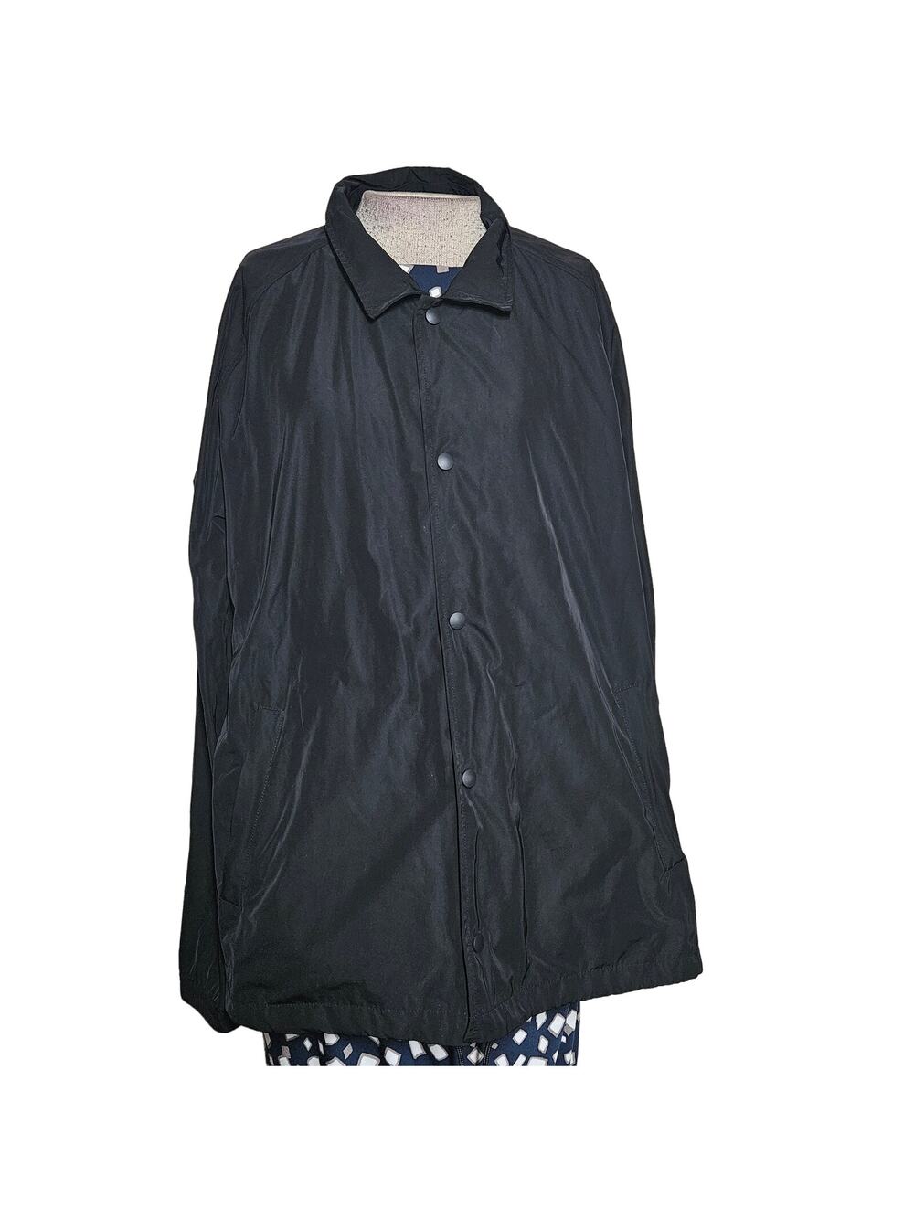 Baldwin Black Wind Breaker Jacket Size XXL